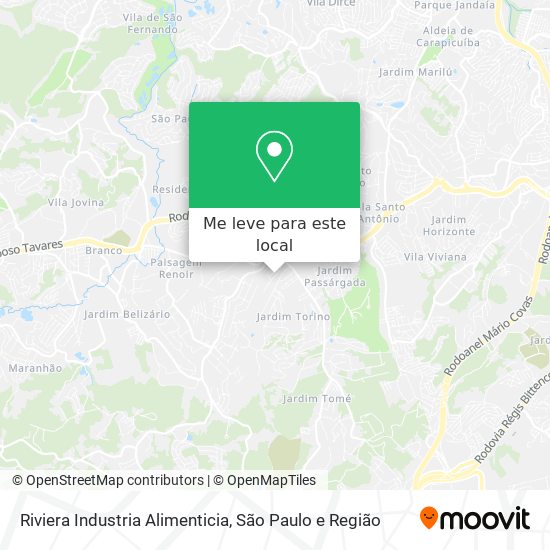 Riviera Industria Alimenticia mapa