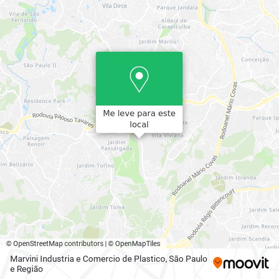 Marvini Industria e Comercio de Plastico mapa