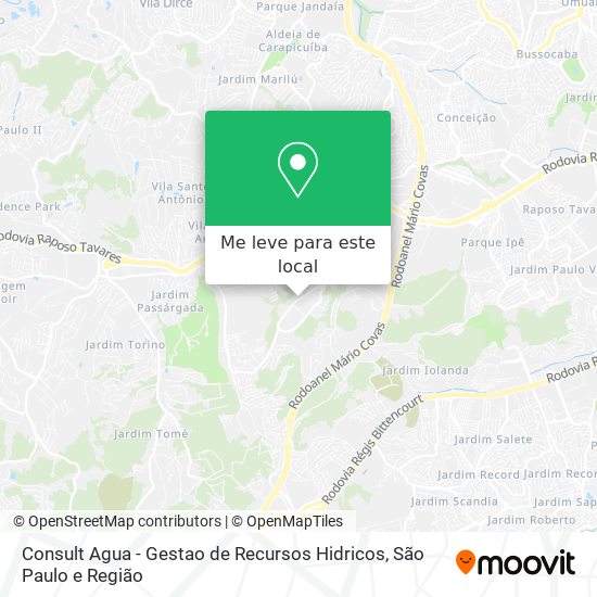 Consult Agua - Gestao de Recursos Hidricos mapa