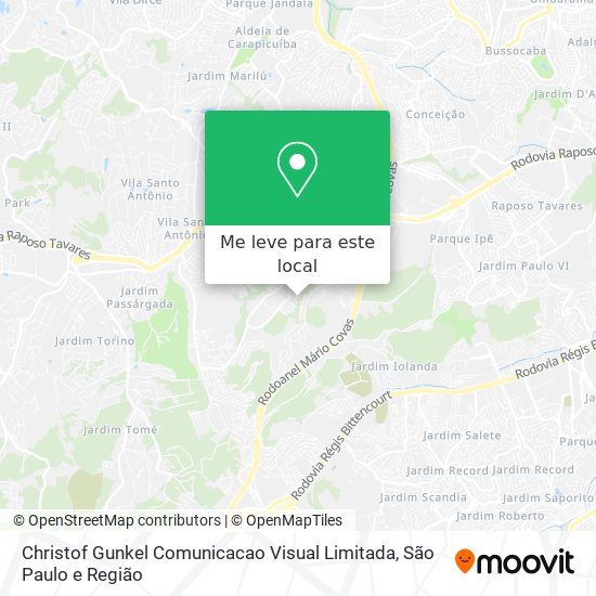 Christof Gunkel Comunicacao Visual Limitada mapa