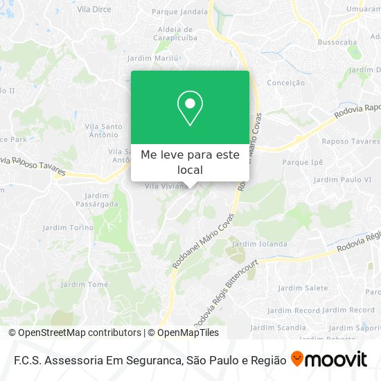 F.C.S. Assessoria Em Seguranca mapa
