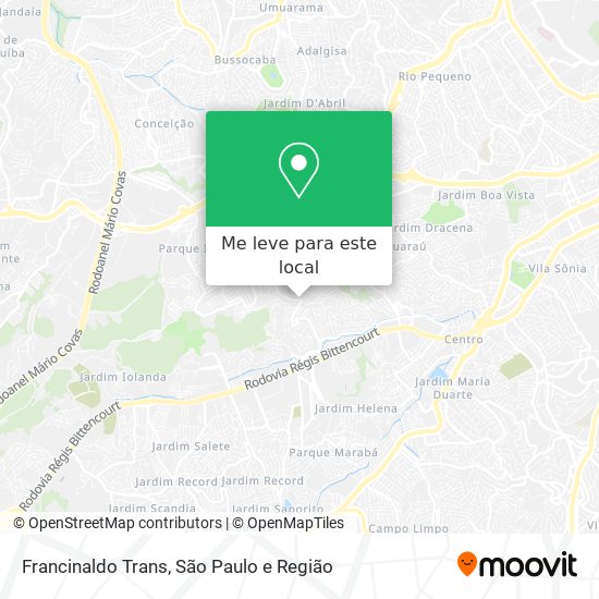 Francinaldo Trans mapa