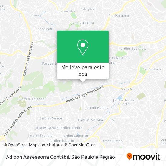 Adicon Assessoria Contábil mapa