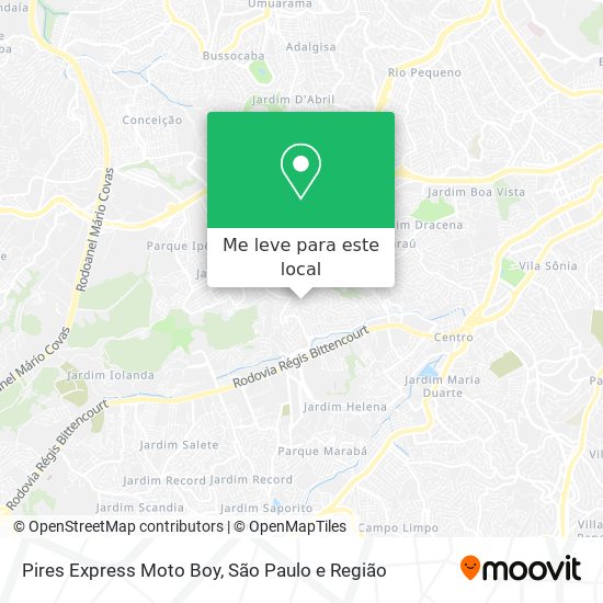Pires Express Moto Boy mapa