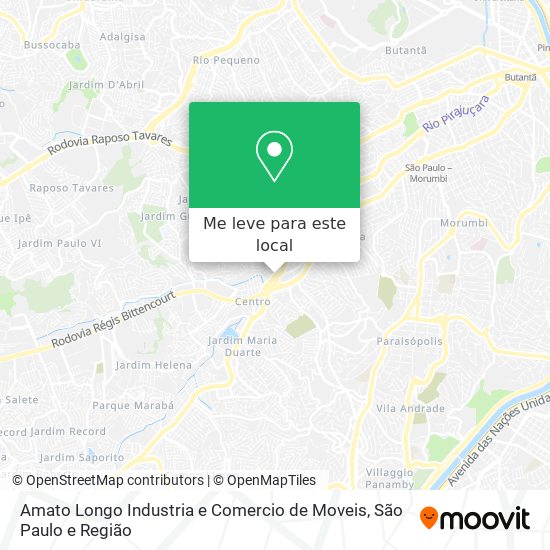 Amato Longo Industria e Comercio de Moveis mapa