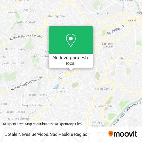 Jotale Neves Servicos mapa