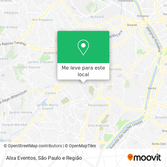 Alsa Eventos mapa