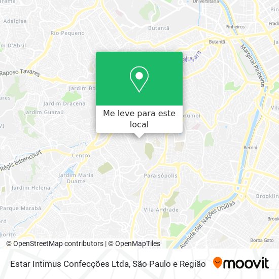 Estar Intimus Confecções Ltda mapa