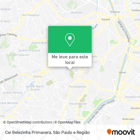 Cei Belezinha Primavera mapa