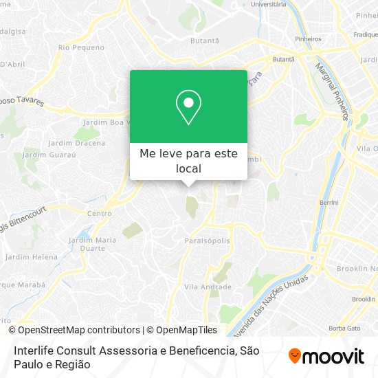 Interlife Consult Assessoria e Beneficencia mapa