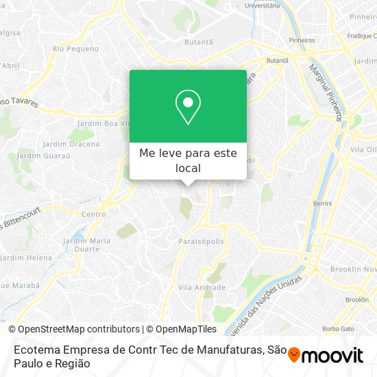 Ecotema Empresa de Contr Tec de Manufaturas mapa