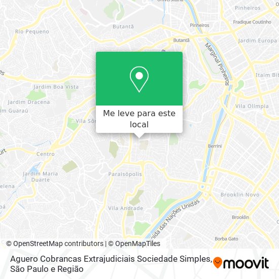 Aguero Cobrancas Extrajudiciais Sociedade Simples mapa