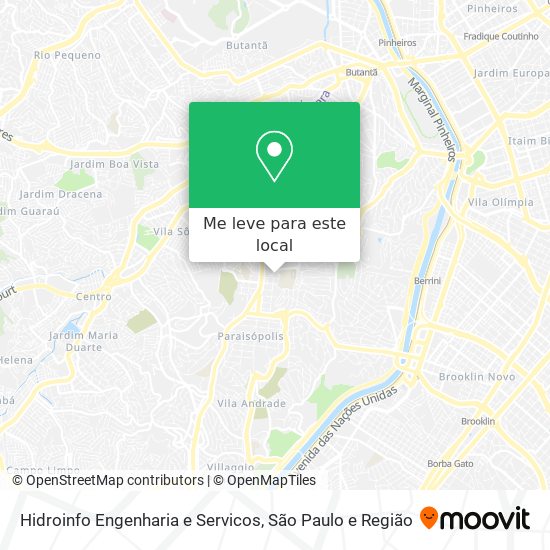 Hidroinfo Engenharia e Servicos mapa