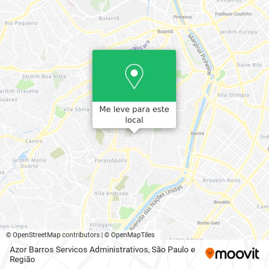 Azor Barros Servicos Administrativos mapa