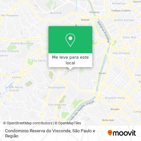 Condominio Reserva do Visconde mapa