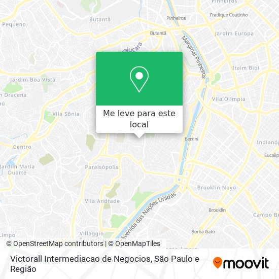 Victorall Intermediacao de Negocios mapa