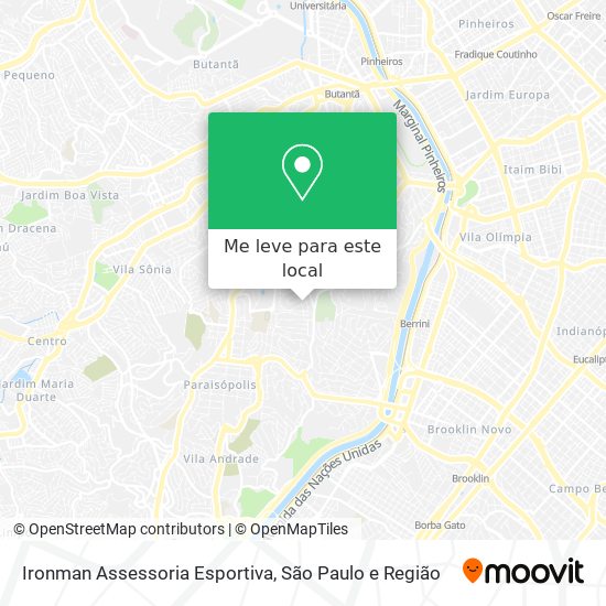 Ironman Assessoria Esportiva mapa