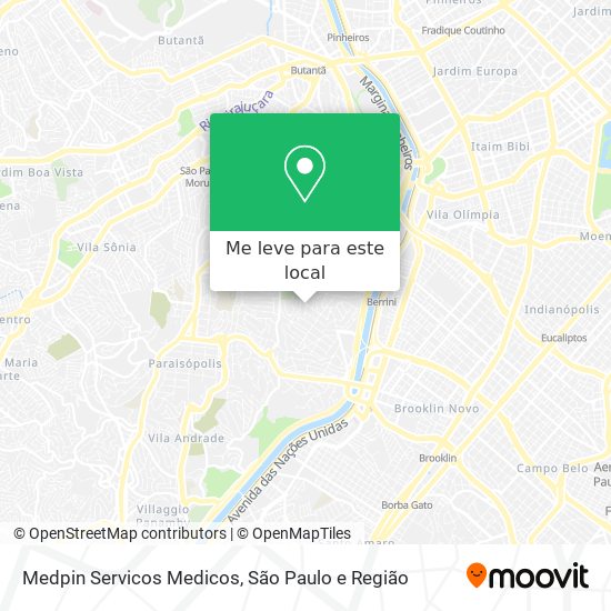 Medpin Servicos Medicos mapa