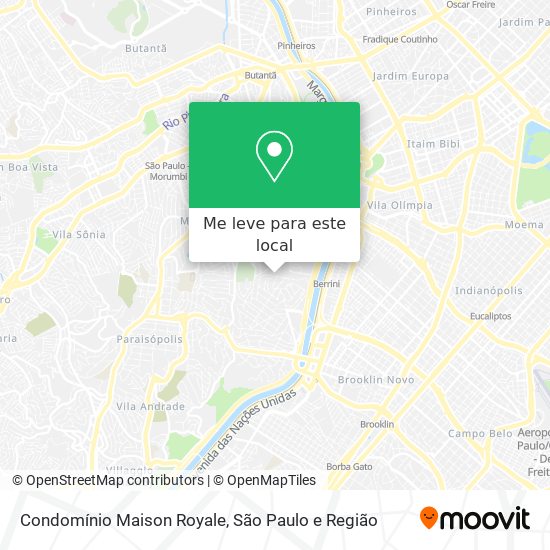 Condomínio Maison Royale mapa