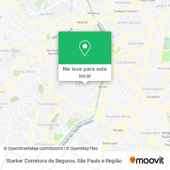 Starker Corretora de Seguros mapa