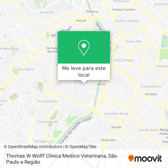 Thomas W Wolff Clinica Medico Veterinaria mapa