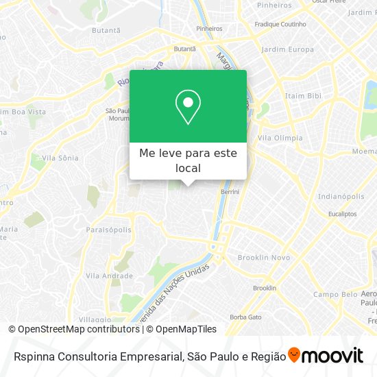 Rspinna Consultoria Empresarial mapa