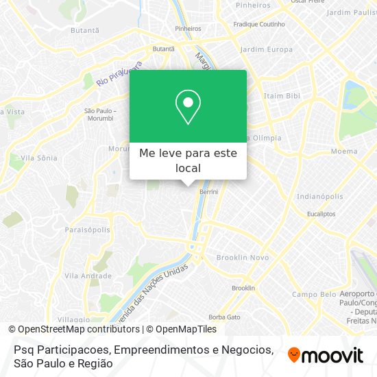 Psq Participacoes, Empreendimentos e Negocios mapa