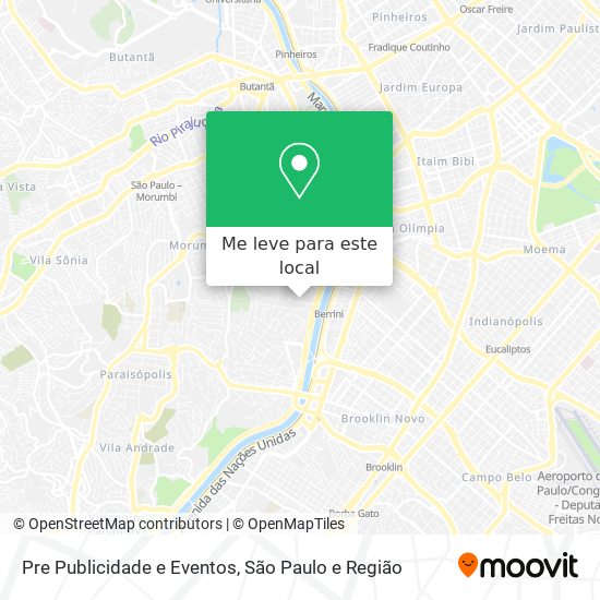 Pre Publicidade e Eventos mapa