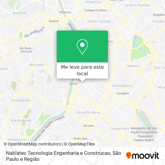 Nablatec Tecnologia Engenharia e Construcao mapa