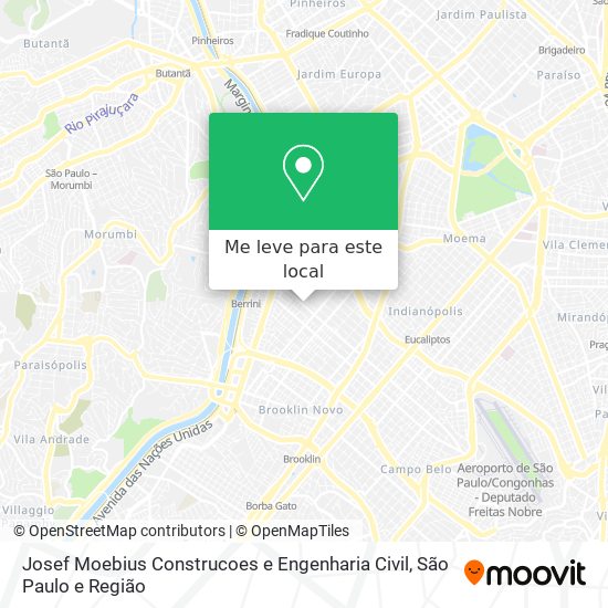 Josef Moebius Construcoes e Engenharia Civil mapa