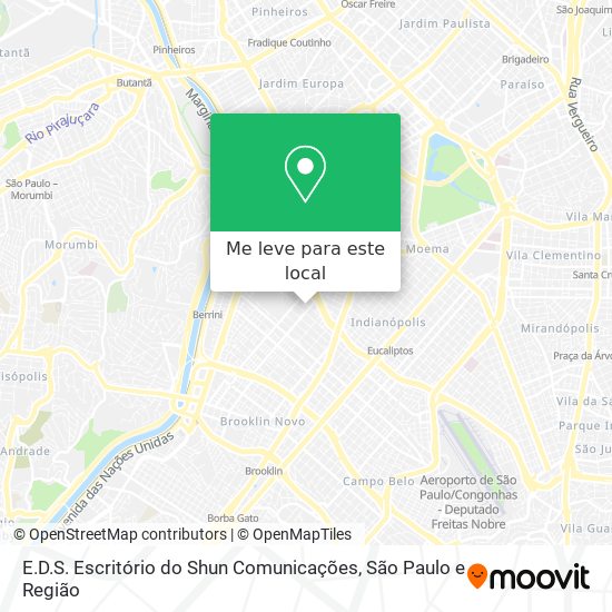 E.D.S. Escritório do Shun Comunicações mapa