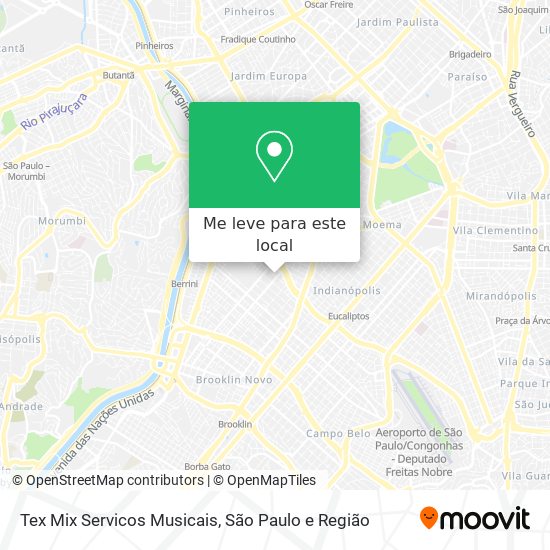 Tex Mix Servicos Musicais mapa