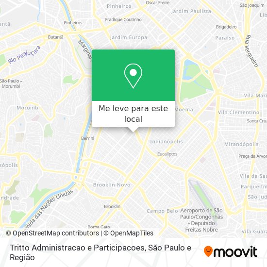 Tritto Administracao e Participacoes mapa