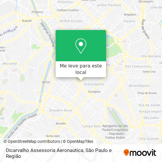 Dicarvalho Assessoria Aeronautica mapa