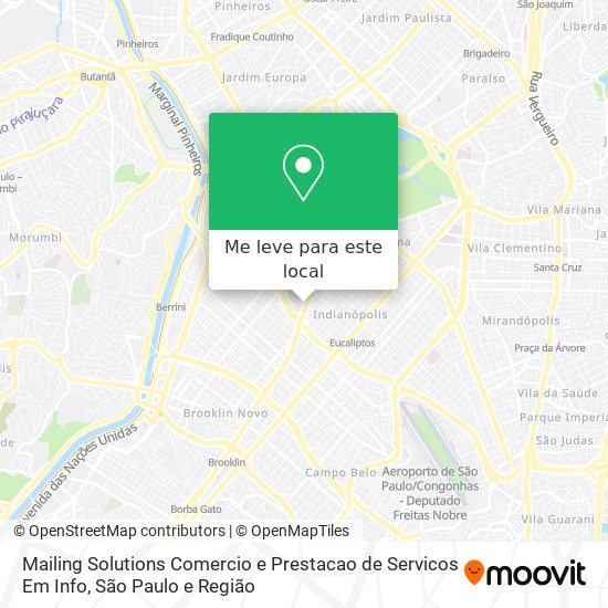 Mailing Solutions Comercio e Prestacao de Servicos Em Info mapa