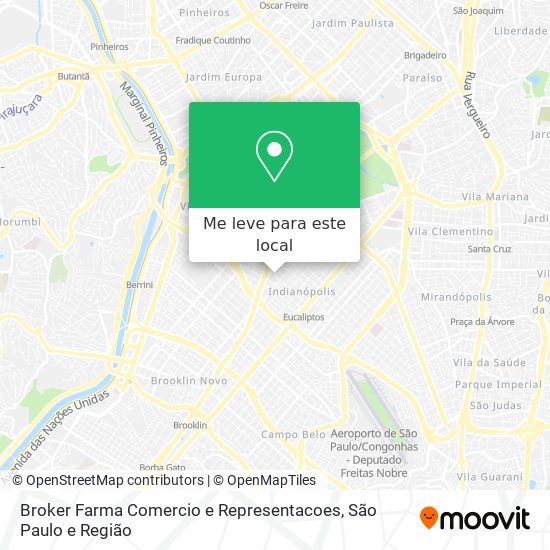 Broker Farma Comercio e Representacoes mapa