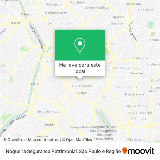 Nogueira Seguranca Patrimonial mapa