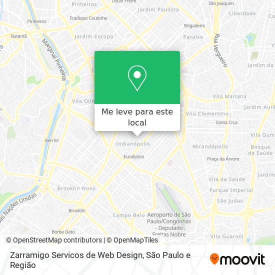 Zarramigo Servicos de Web Design mapa