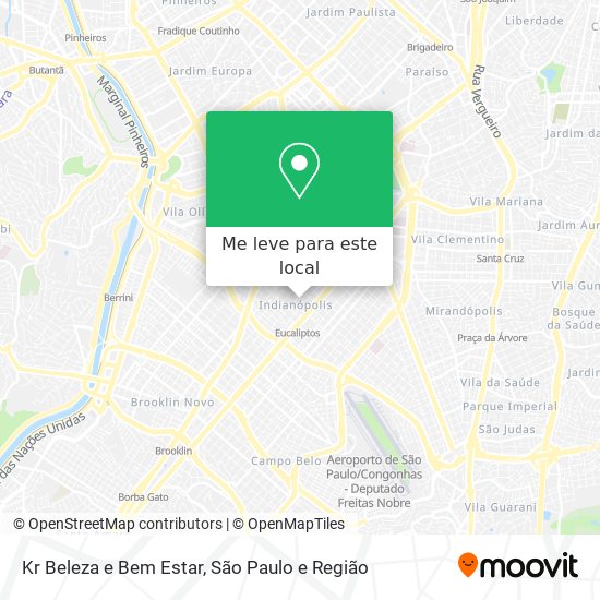 Kr Beleza e Bem Estar mapa