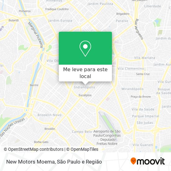 New Motors Moema mapa