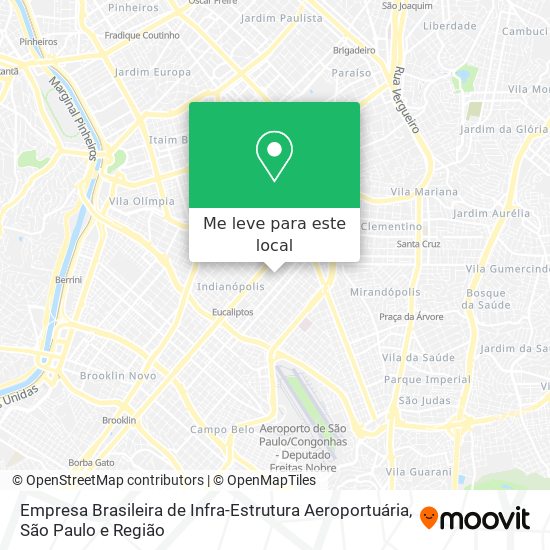 Empresa Brasileira de Infra-Estrutura Aeroportuária mapa