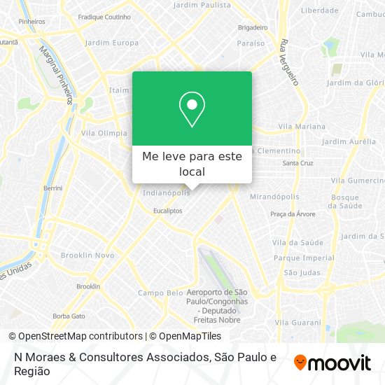 N Moraes & Consultores Associados mapa