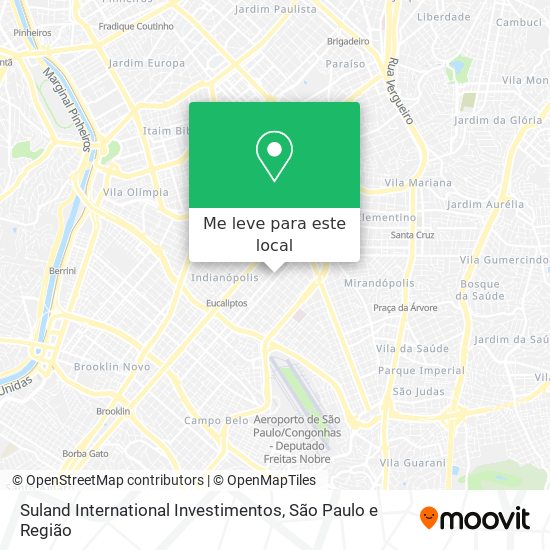 Suland International Investimentos mapa