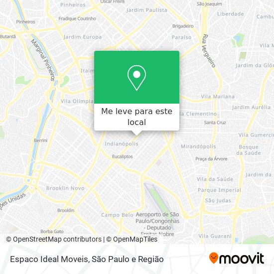 Espaco Ideal Moveis mapa