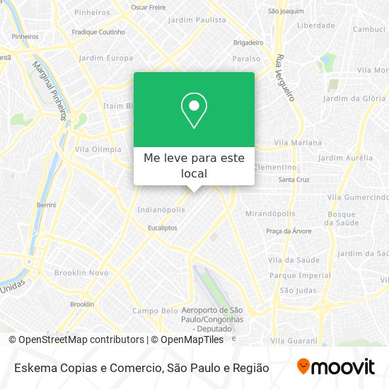 Eskema Copias e Comercio mapa