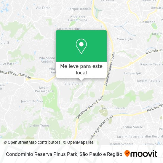 Condominio Reserva Pinus Park mapa