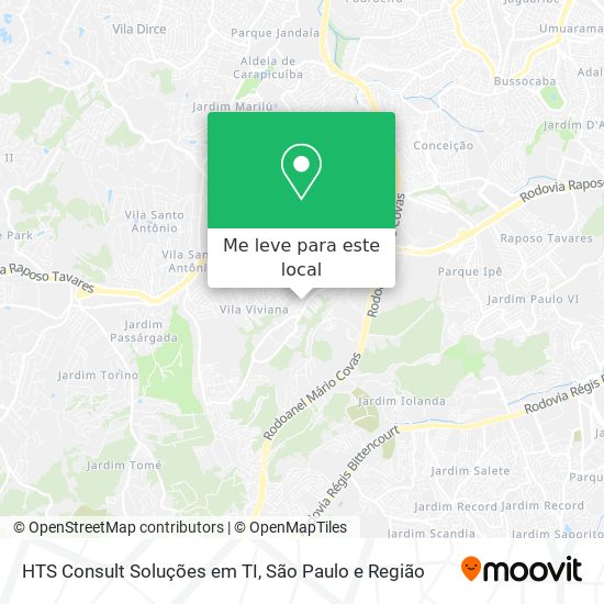 HTS Consult Soluções em TI mapa