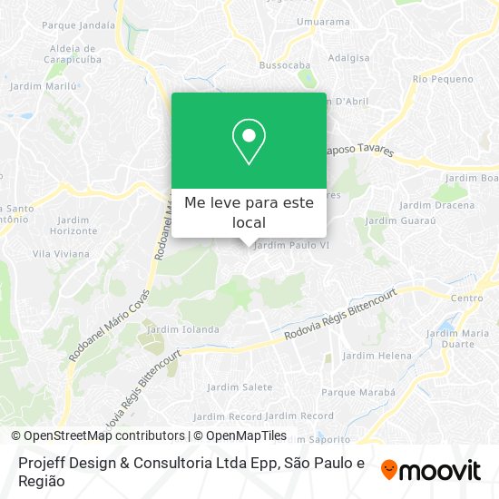 Projeff Design & Consultoria Ltda Epp mapa