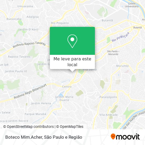 Boteco Mim.Acher mapa