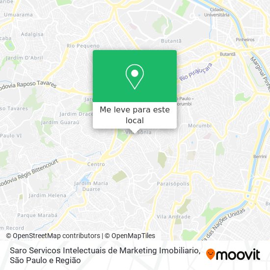 Saro Servicos Intelectuais de Marketing Imobiliario mapa